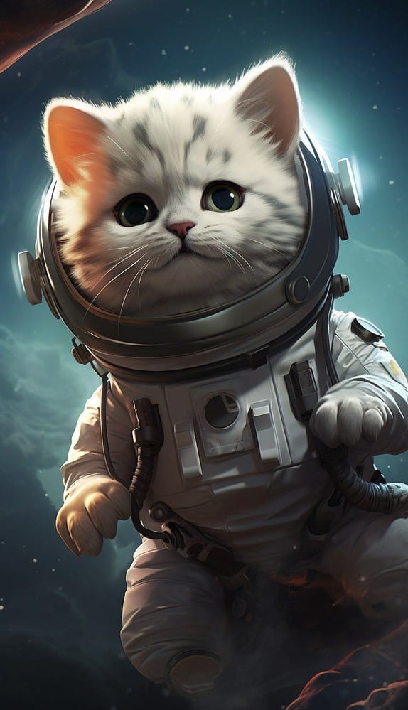 astronaut kitten 01