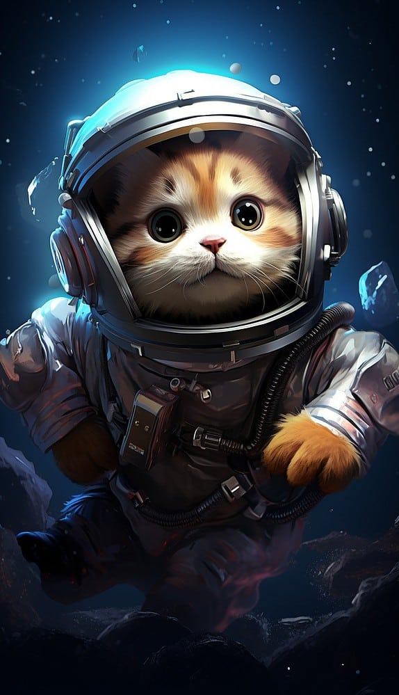 astronaut kitten 03