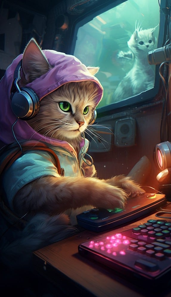 cat gamer 03