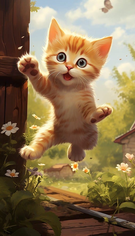 cat jumping 03